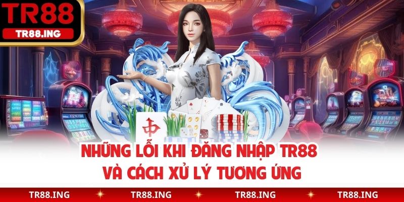 Những lỗi khi đăng nhập TR88 và cách xử lý tương ứng